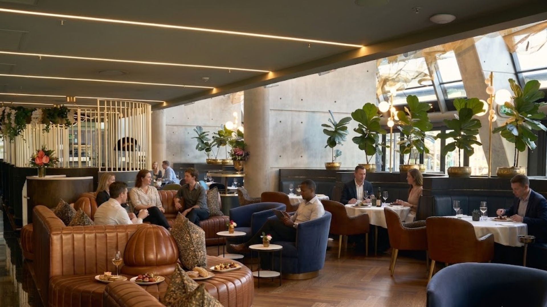 The bar seen from the dining room